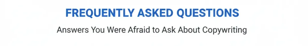 FAQ питання-відповіді у статті про копірайтинг приклади