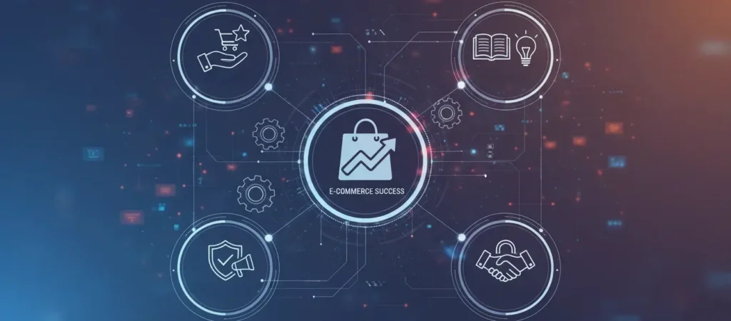 Концептуальне зображення E-E-A-T, що впливає на правила гри для E-Commerce