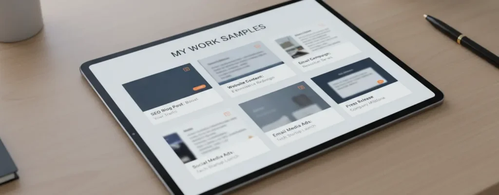 Портфоліо автора із матеріалу про замовити копірайтинг для сайту