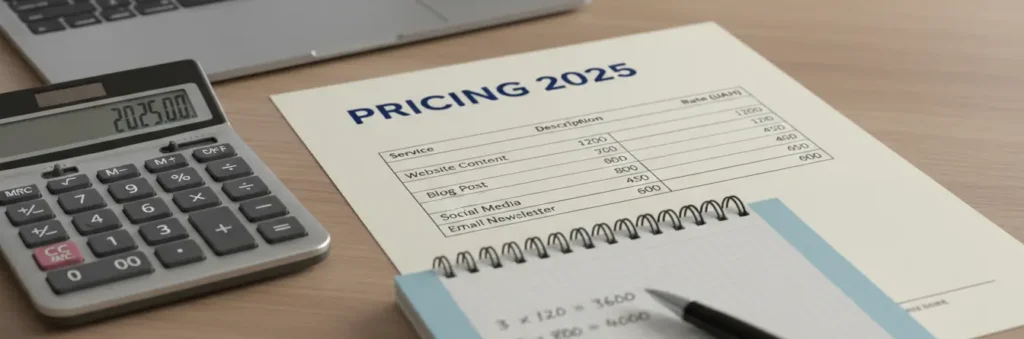 Розрахунок вартості копірайтингу в Україні 2025