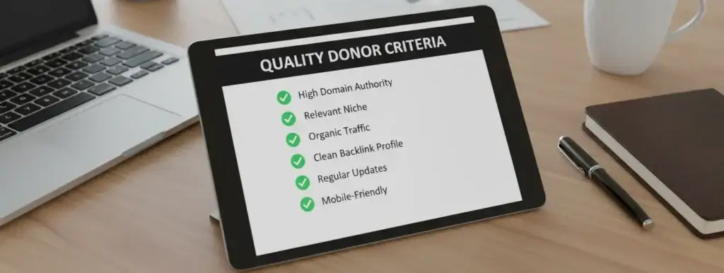 Чеклист критеріїв вибору якісних SEO донорів