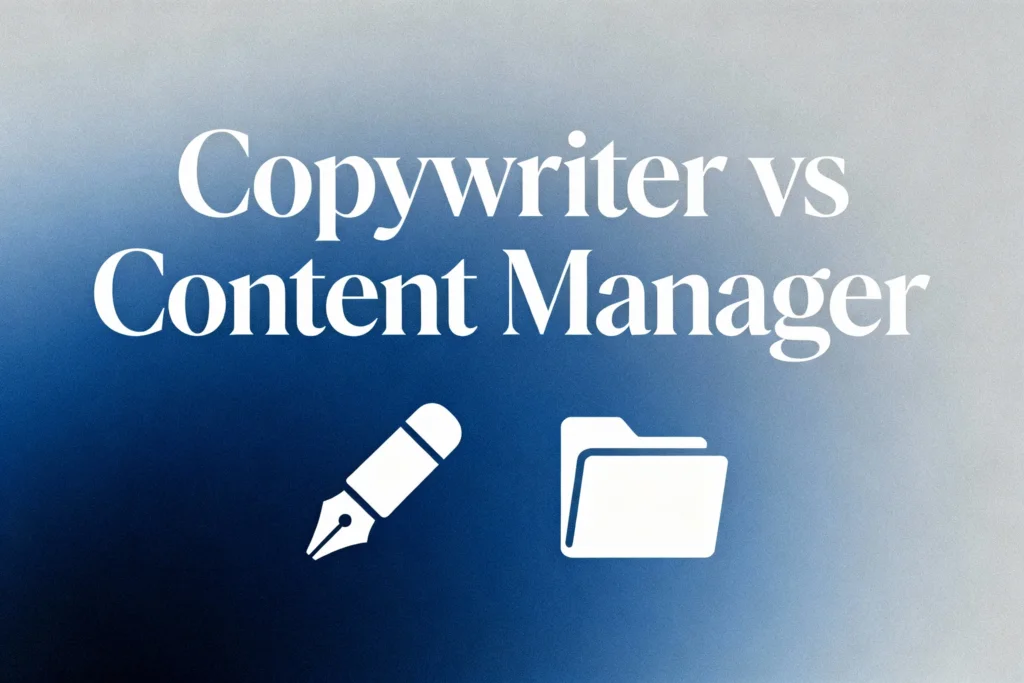 Чим відрізняється копірайтер від контент менеджера