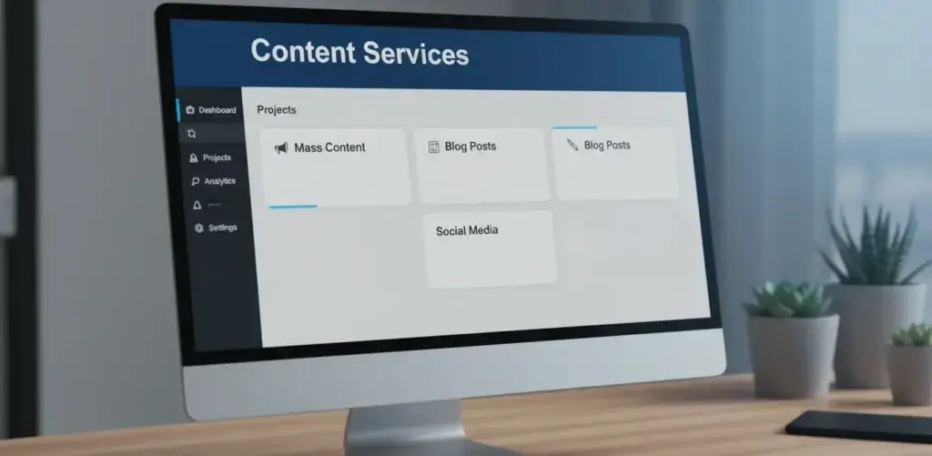 Інтерфейс платформи копірайтинг сервісу