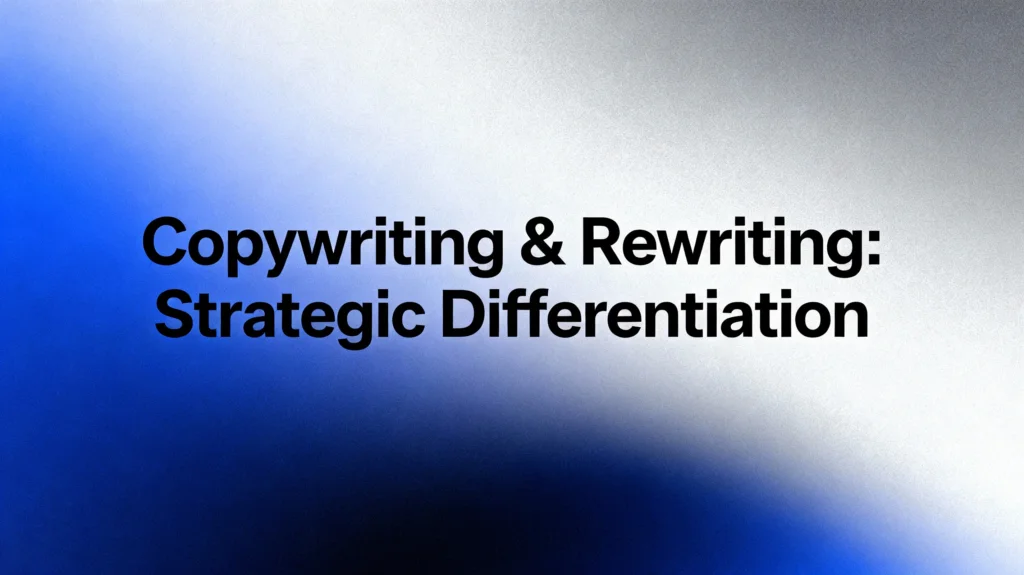 Копірайтинг та Рерайтинг
