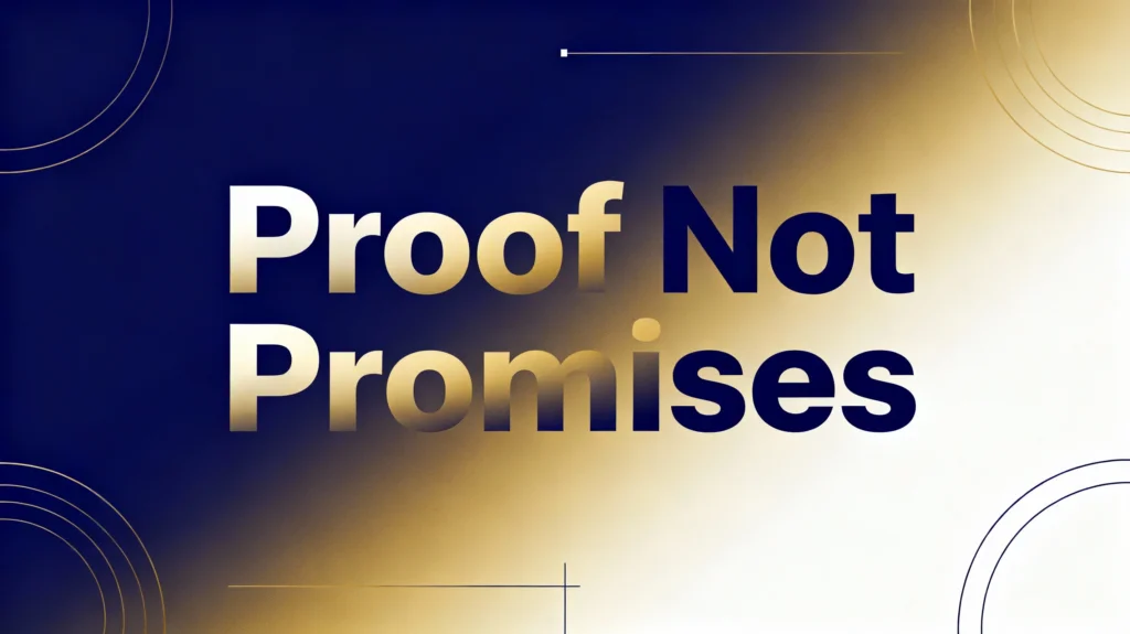 Принцип Proof Not Promises