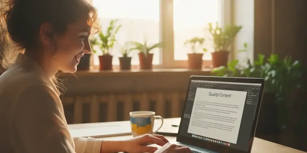 Процес написання якісного контенту копірайтером